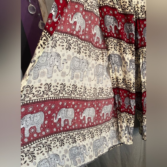 Women's Kamana Boho Hippie Festival
Purple Wrap Pants Elephants - Picture 3 of 8